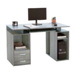 Computer desk Liberion grey-oak 120x55x76cm