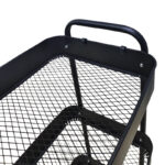 3-tier trolley Nedea black metal 41x30x77cm - Image 3