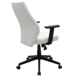 Manager office chair Benno with PU in white colour - Слика 2