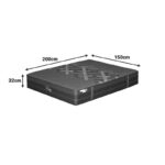 Resty Pakoworld single-sided pocket spring mattress with integrated euro top 32cm 150x200cm - Image 4