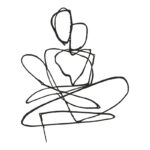 Wall deco Emensa black metal 40x0.15x50cm