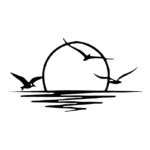 Wall deco Kenfio black metal 60x0.15x40cm