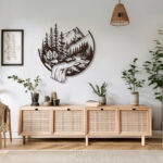 Wall deco Mordio black metal D60x0.15cm - Image 2