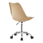 Office chair Gaston II pp-pu cappuccino 48x57x77-90cm - Image 2