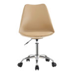 Office chair Gaston II pp-pu cappuccino 48x57x77-90cm - Image 4