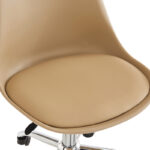 Office chair Gaston II pp-pu cappuccino 48x57x77-90cm - Image 6