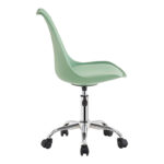 Office chair Gaston II pp-pu mint 48x57x77-90cm - Image 3