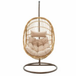 Lacie swing hanging metal brown-pe natural- beige pillow - Image 3