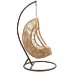 Lacie swing hanging metal brown-pe natural- beige pillow - Image 4
