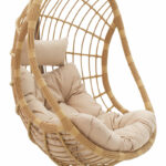 Lacie swing hanging metal brown-pe natural- beige pillow - Image 5