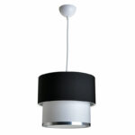 Ceiling light PWL-0963 Ε27 silver-white D30x55cm