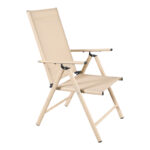 Armchair Candor champagne metal and textilene 51.5x63.5x107cm