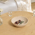 Decorative bowl Serio polyresin beige D24.5x7.5cm - Image 2