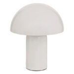 Table lamp Mushi metal white D20x24,5cm
