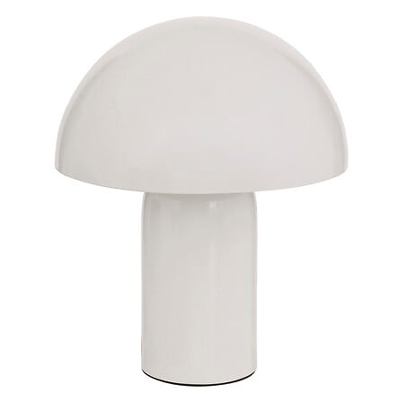 199-000695 Table lamp Mushi metal white D20x24,5cm - Слика 1