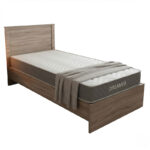 Bed with mattress Athos-Dreamer sonoma 90x190cm - Image 2