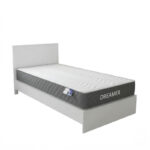 Bed with mattress Athos-Dreamer white 90x190cm - Слика 2