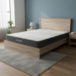 Bed with mattress Athos-Dreamer sonoma 160x200cm