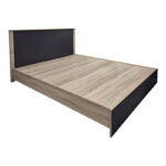Bed with mattress Athos-Dreamer sonoma-anthracite 160x200cm - Image 2