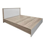 Bed with mattress Athos-Dreamer sonoma-white 160x200cm - Image 2