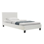 Bed with mattress Nevil-Dreamer pu white 100x200cm - Image 2