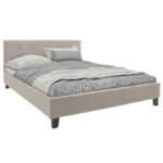 Bed with mattress Mago-Dreamer ecru fabric 150x200cm - Слика 2