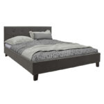 Bed with mattress Mago-Dreamer anthracite fabric 150x200cm - Слика 2