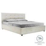 Bed with mattress and storage space Roi-Dreamer pu white 160x200cm - Image 2