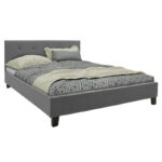 Bed with mattress Mago-Dreamer anthracite fabric 160x200cm - Image 2