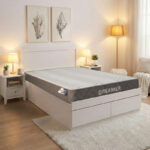 Bed with mattress and drawer Olympus-Dreamer white 100x200cm