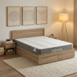 Bed with drawer and mattress Olympus-Dreamer sonoma 150x200cm