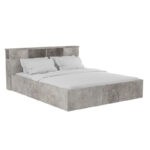 Bed with mattress Olympus-Dreamer antique anthracite 160x200cm - Image 2