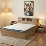 Bed with mattress Olympus-Dreamer sonoma 160x200cm