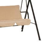 Globo swing metal black and fabric in beige color 170x110x153cm - Image 5