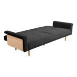 Sofa-bed Flexo anthracite fabric 220x84.5x82cm - Image 4