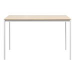 Faragio table in natural shade-white metal legs 120x75x75cm - Image 3