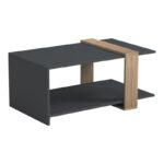 Coffee table Masasi anthracite - sonoma 80x50x35cm - Image 2
