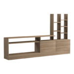 Seruno TV unit sonoma 170x25x100cm - Слика 2