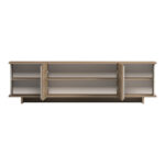 Zafore sonoma TV cabinet with gray-beige marble look 180x33x50cm - Image 2