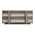 Zafore sonoma sideboard with gray-beige marble look 180x45x80cm - Слика 2