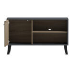 Tuscany sonoma-anthracite TV stand 100x40x51cm - Image 2
