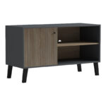 Tuscany sonoma-anthracite TV stand 100x40x51cm - Image 3