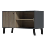 Tuscany sonoma-anthracite TV stand 100x40x51cm - Image 4