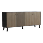 Buffet Tuscany sonoma-anthracite 180x40x78.6cm - Image 3