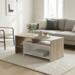 Coffee table Consa sonoma - white 120x60x52.8cm