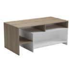 Coffee table Consa sonoma - white 120x60x52.8cm - Image 5