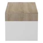 Coffee table Consa sonoma - white 120x60x52.8cm - Image 6
