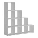 Scala white bookcase 129.5x29x129.5cm - Image 2