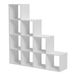 Scala white bookcase 129.5x29x129.5cm - Image 4