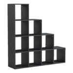 Scala anthracite bookcase 129.5x29x129.5cm - Image 2